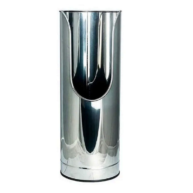 suporte inox de extintor pequeno modelo batom