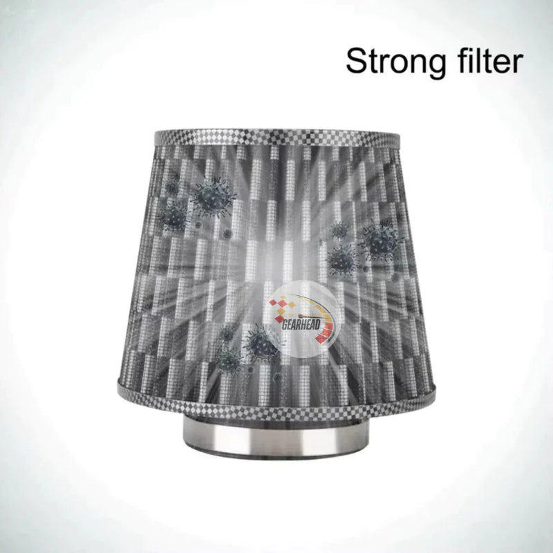 Filtro de Ar Esportivo Universal  - Alta Performance com Duplo Fluxo e Indução de Ar Frio