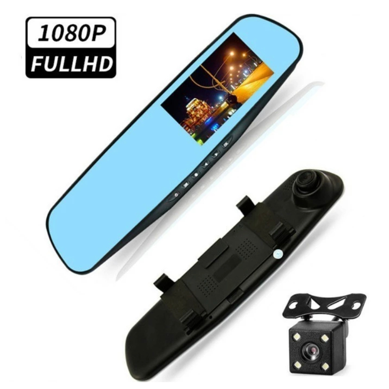 Câmera Retrovisor com Gravação