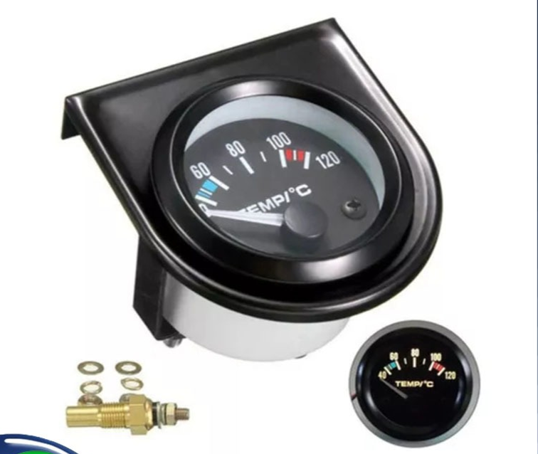 [BR Envio Imediato] Medidor De Temperatura Da Água Automotiva Para Caminhão E Carro