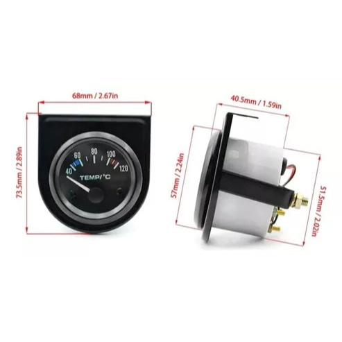 [BR Envio Imediato] Medidor De Temperatura Da Água Automotiva Para Caminhão E Carro