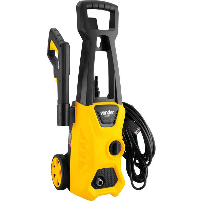 Kit Limpeza Moto Carro Lavadora de Alta Pressão 1400W Parafusadeira Maleta Escova Vonder